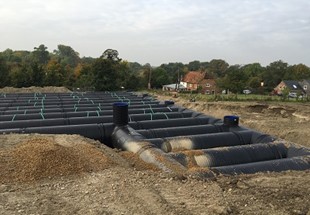 Large-scale stormwater solution brings added benefits to housebuilder